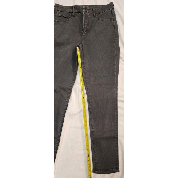 American Eagle Outfitters Next Level Stretch Skinny Jeans 12 Regular Gray Cute - Picture 11 of 12